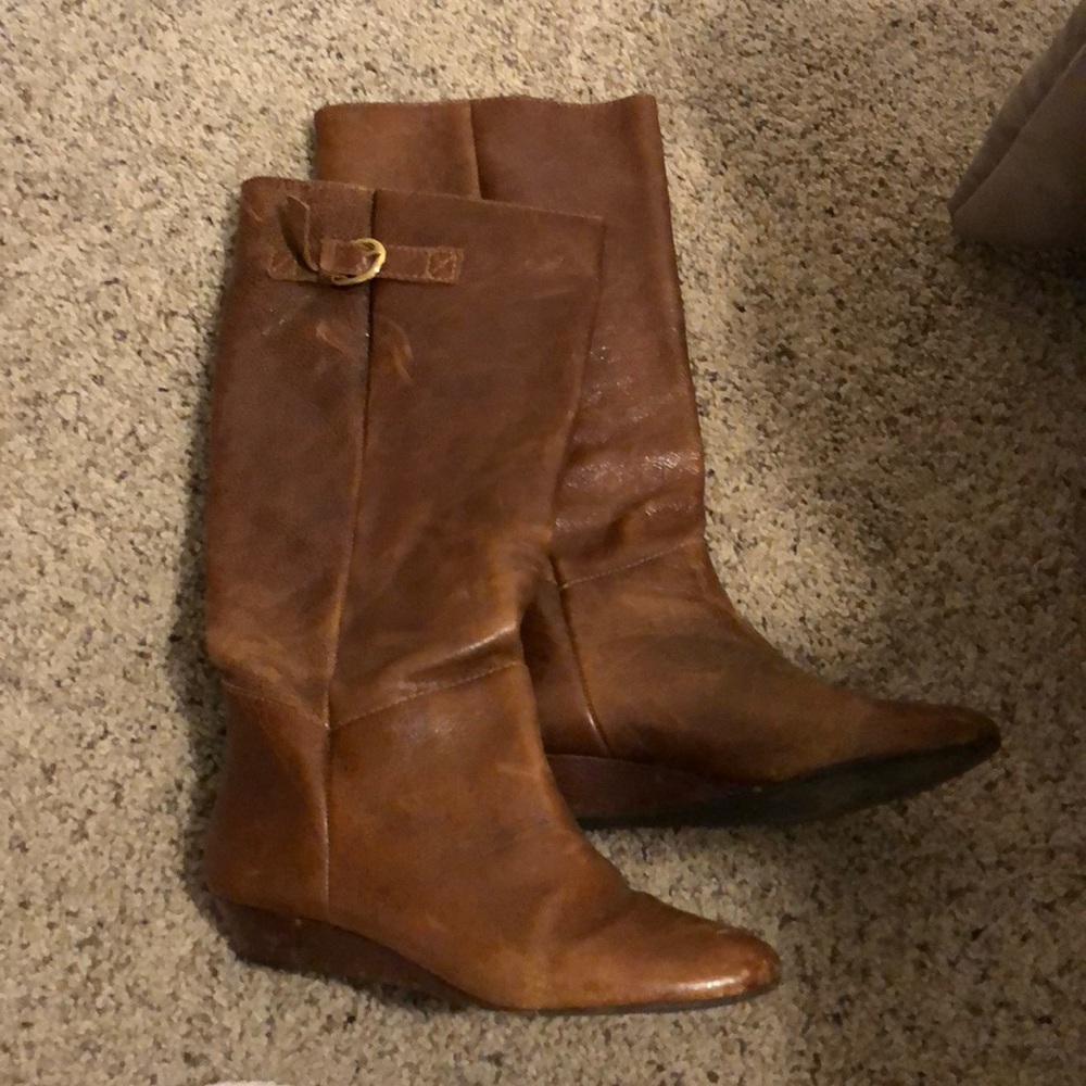 Steve Madden Intyce cognac boots size 7.5